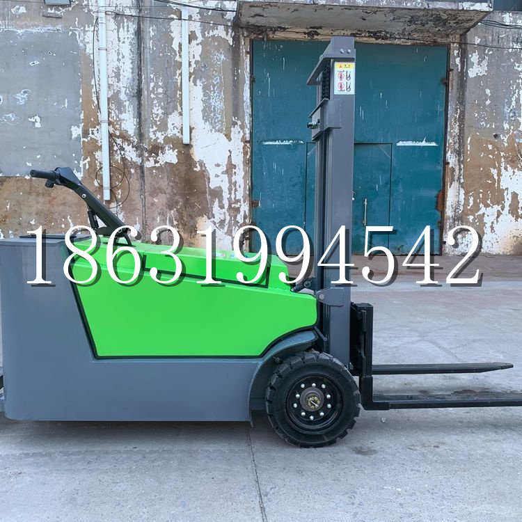 琉球乡小型电动叉车1吨2吨步行站驾式电瓶堆高充电装卸车液压升降车铲车